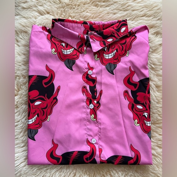 Devil Button Up - Picture 2 of 3